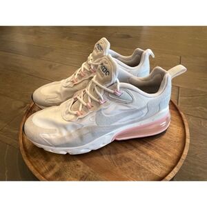 Nike Air Max 270 React Pink‎ Beige Women's Size 9
